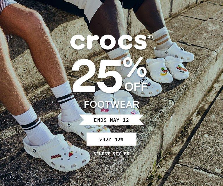 25% Off Crocs